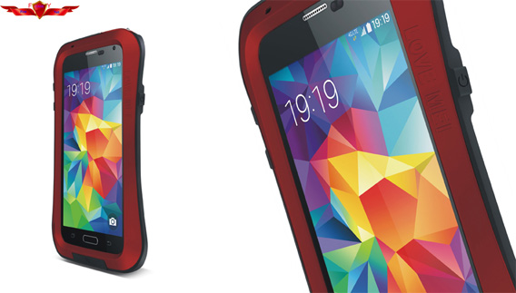 Genuine Aluminum Dirtproof/Shockproof/Waterproof Case For Samsung Galaxy S5 Gift Box Yes