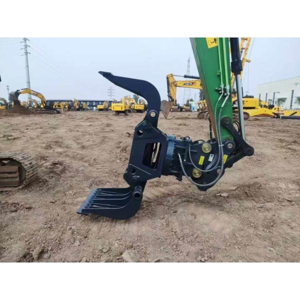 360 Degree Rock Grabs Grapples For Excavators PC200 EX210 SK220 EC360 20T 30T Hydraulic  Cylinder