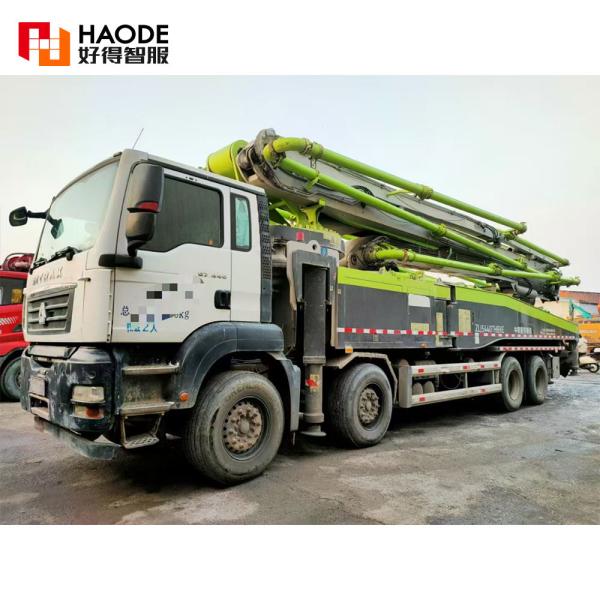 56m Scania Construction Machinery Concrete Equipment Concrete Placing Boom Beton Pumping Machine Used Concrete Pump Truck