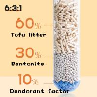 100% Natural Mixed Cat Litter Biodegradable Dust Free Cat Litter