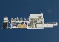 Pleine machine de conditionnement servo de protections sanitaires avec les goussets latéraux