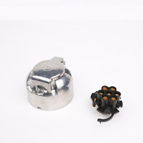OEM Trailer Socket European Type 12v N Type 7 Pole with Fog Light Cut Switch Aluminum Connector