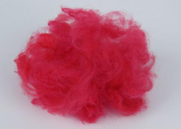 Virgin Solid Psf Polyester Staple Fiber , Virgin Siliconized Polyester Fibre 6D Fineness