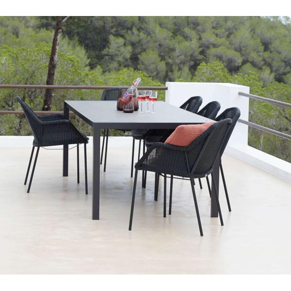 Outdoor Furniture Garden Modern Rattan Dining Chair with Foldable Design and Mail Packing
