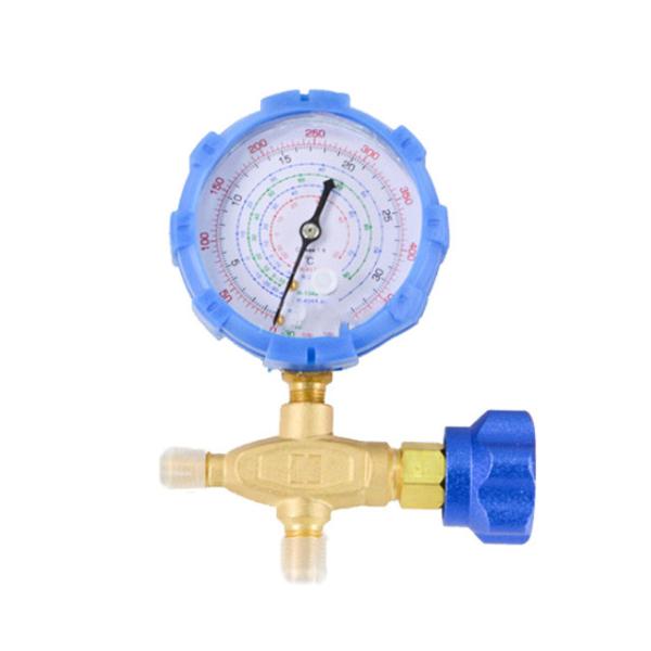 Single Digital Pressure Gauge With Sight Glass For Air Conditioning Charging