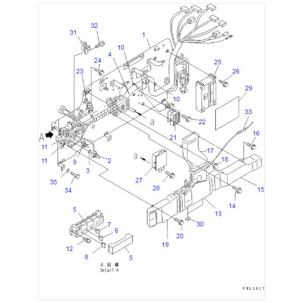 PC200 PC128US 3 Excavator ECU 7834 21 6002 Komatsu Spare Parts PC200 PC128US 3 Excavator ECU 7834 21 6002 Komatsu Spare Parts