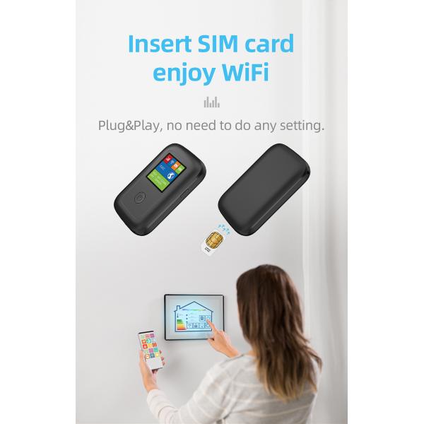 Мини маршрутизатор MiFi мобильный широкополосный открытый со слотом SIM-карты