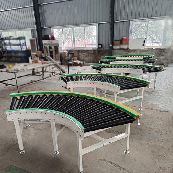 Manual Anti-Static Roller Conveyor Line for Electronics 50mm Roller Diameter