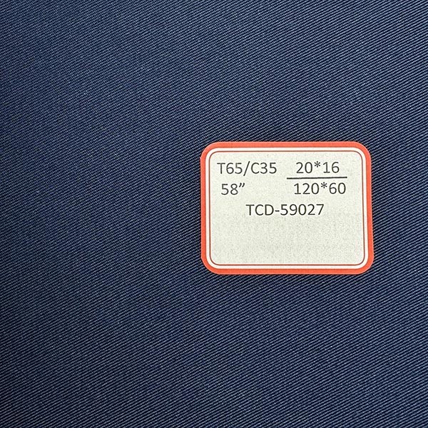 240gsm Workwear Fabric 65/35 TC Fabric 20x16 120x60 3/1 Yarn Card