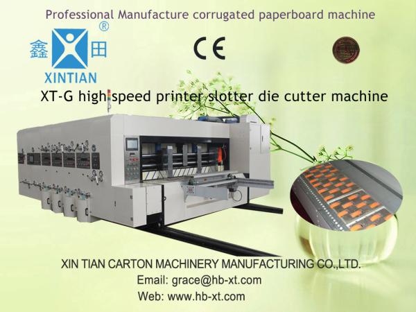 Semi Automatic Die Cutting Machine , Recycled Cardboard Printer Machine For Packaging