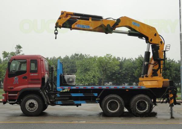 Workshop Telescopic Boom Truck Mounted Crane Equipment Running Smoothly