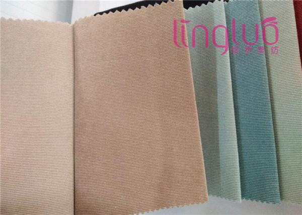 Vertical Striped Wrinkle Resistance SGS Imitation Linen Fabric