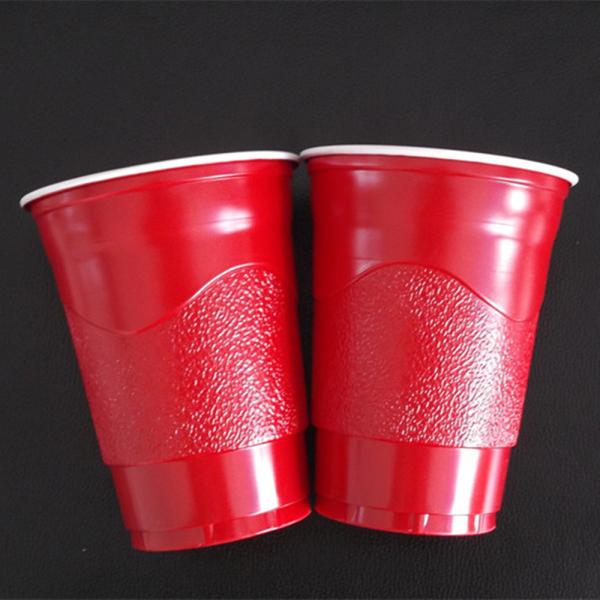 16 Oz 500ml Plastic Disposable Party Cups PS Yellow Plastic Cups For Campus