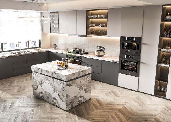 Modern Designs Small Kitchen Storage Cabinet L Shape Modular Cabinet For Hotel