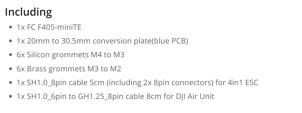 mateksys matek f405-minite flight controller 20xmm/30.5x mounting support blackbox/baro air unit ardupilot/bf/inav