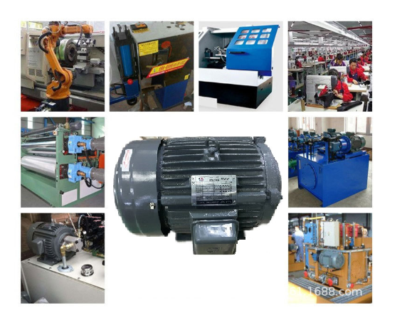 YT112M-4 5.5HP 4KW Hollow Shaft Motor High Strength Aluminum Alloy Light Weight