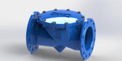 A COLA EPOXY revestiu a fonte de água de Flex Check Valve For General do balanço/sistema de água de esgoto