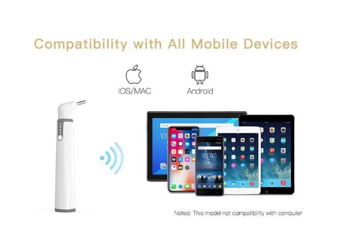 Соединенный Otoscope Wifi пикселов андроида 1280*720 Ios Ipad видео-