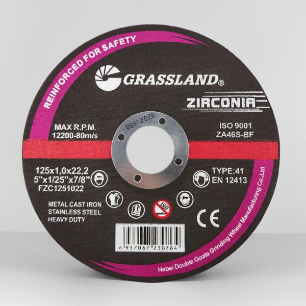 Zirconia Abrasive Cutting Disc 125mm 5 Inch Resin Bonded Thin Cutting Wheel for Angle Grinder High Speed Steel Cutting Tool