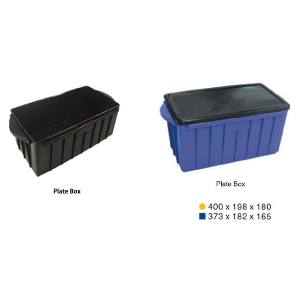 Plate Box 373x182x165mm Battery Spare Parts , Plastic Injection Mould Parts