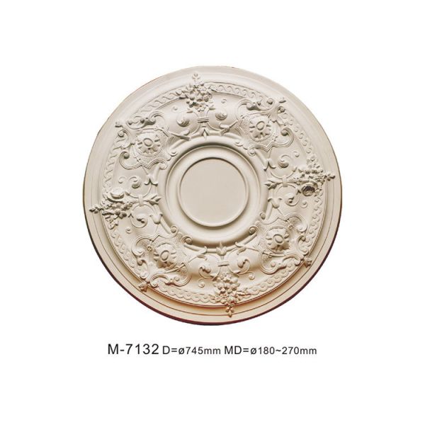 M-7132 Pop Pu Foam Square Moisture-Proof Interior Decorative Moldings Of Polyurethane
