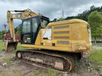 Construcción de carreteras Excavadora hidráulica, Excavadora CAT 320GC de excelente rendimiento