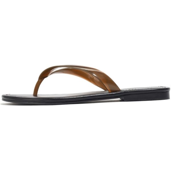 OEM mode souliers de plage pour femmes sandales de plage pour femmes avec dessus en PVC translucide