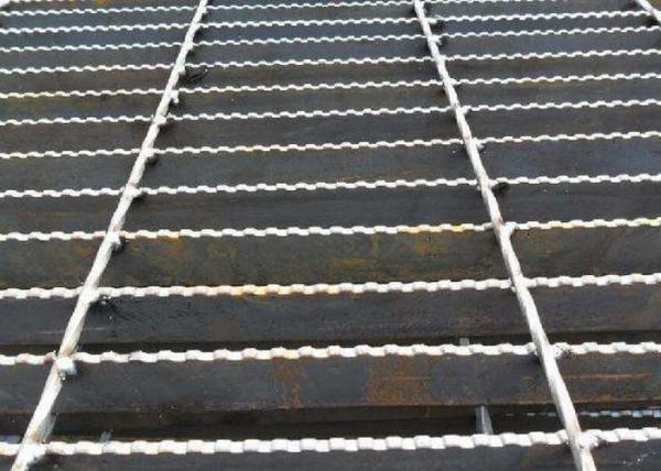 Q235 Carbon Steel Bar Grating , Galvanised Steel Grating Flooring ISO9001 Approval