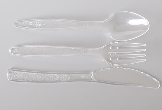 Наборы столового прибора устранимой пластиковой вилки именниного пирога вилки плода ложки вилки ножа пластиковые