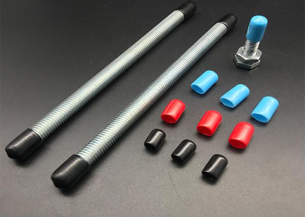 Virous Color Black Red Blue Green Yellow Threaded Rod End Caps