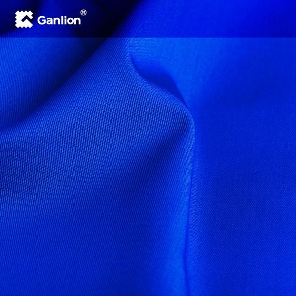 Poly Cotton Antistatic Workwear Material 235GSM Petrochemical Cloth Fabric