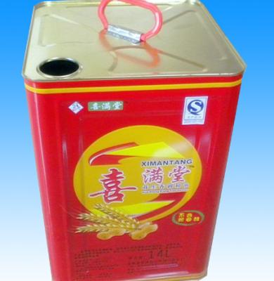 Shipping By Air Edible Cooking Oil Bucket With Tinplate Metal Type