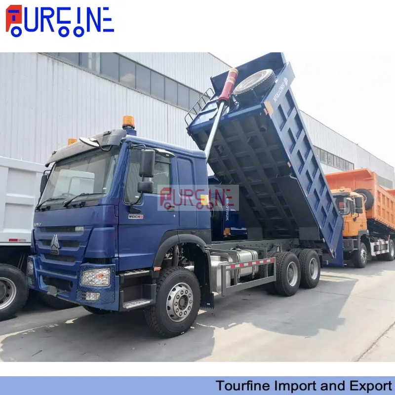 Heavy Duty Sinotruk HOWO 6x4 Tipper Truck 20cbm 371HP Mining Truck For Construction Sites