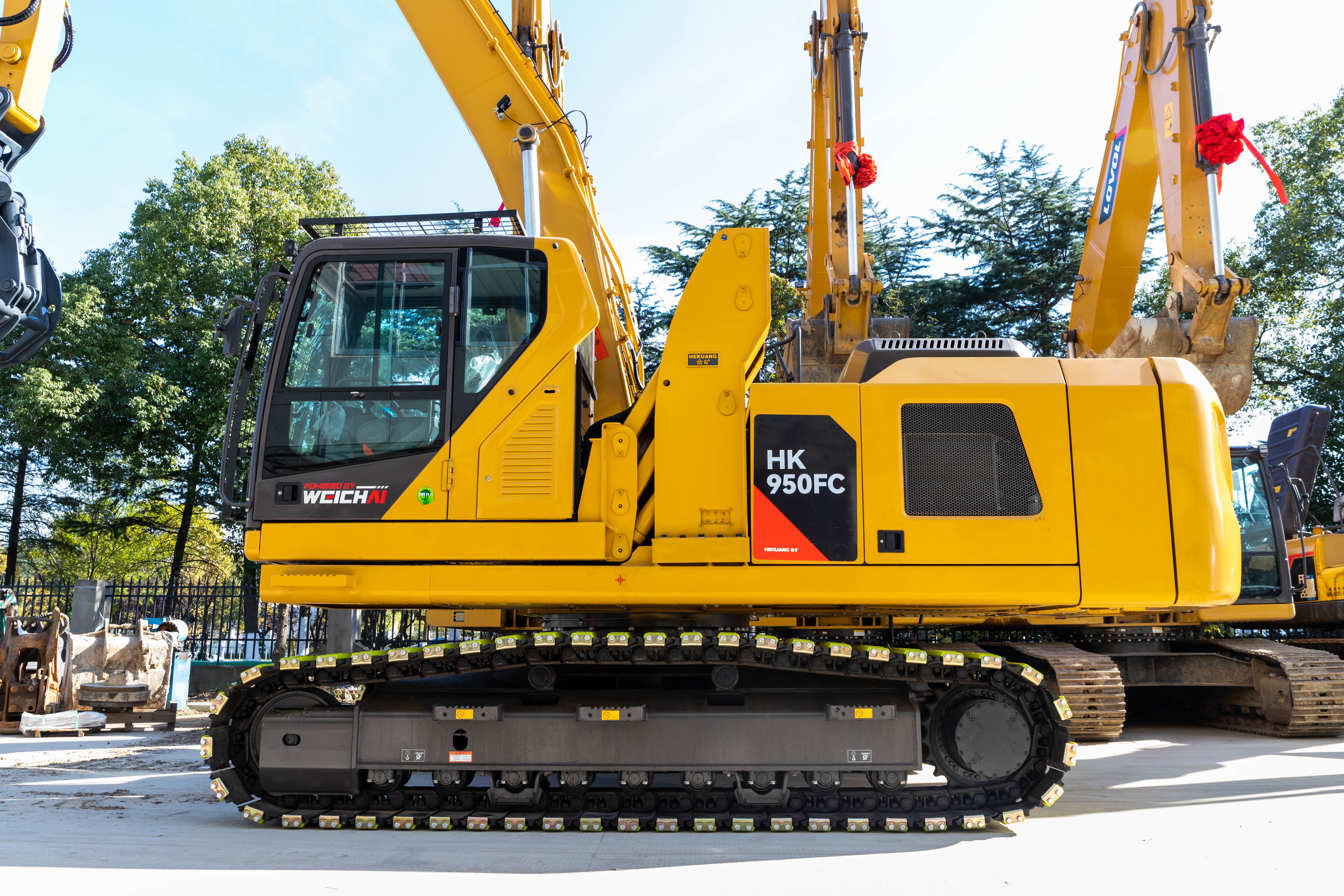 HK950FC Машина для трения древесины Подъемная кабина с высотой водителя до 4,5 метров над землей