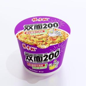 漬け マスタード グリーンス 牛肉 インスタントヌードル 204g 紙樽