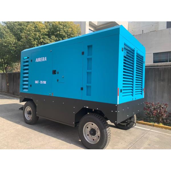 High Pressure 20-30bar,560-800cfm Diesel Portable Screw Air Compressor AIRERA CALT-25/18K