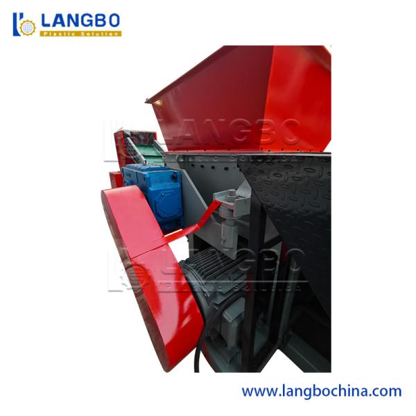Single Shaft Plastic PE PP BOPP Film Shredder Machine