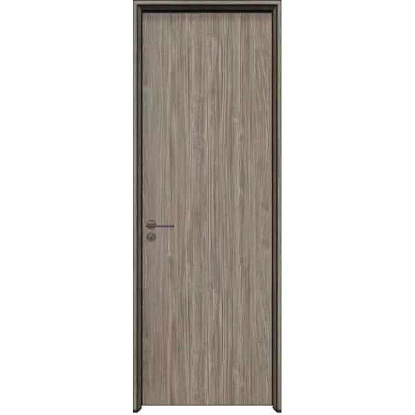 Interior Simple Modern MDF Melamine Wooden Door For Bathroom