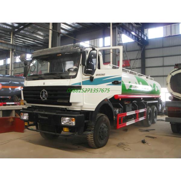 Beiben AWD off road Steel  Water Tanker Truck 6x6 With Water  Pump Bowser  For Transport Clean Drinking Water 16-18cbm