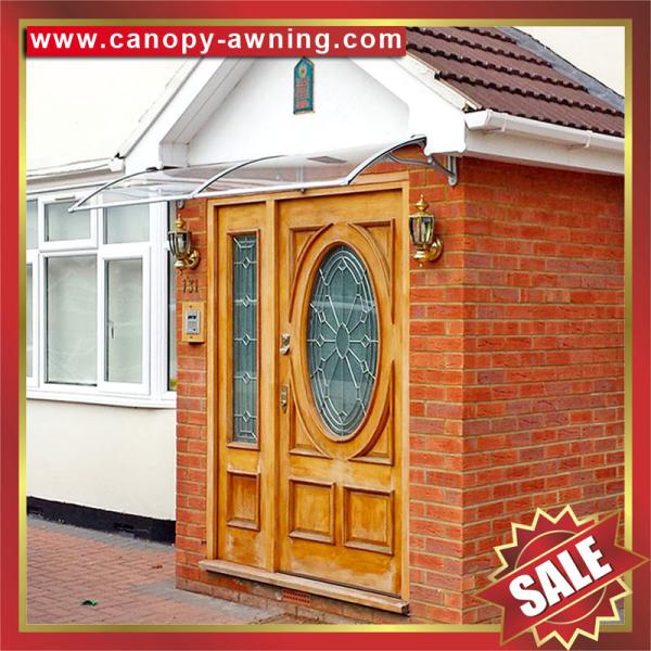 excellent house villa door window aluminum DIY PC polycarbonate Awning canopy cover shelter with cast aluminium bracket