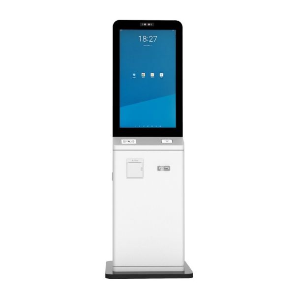43 Inch Android Automatic Touch Screen Restaurant Self Ordering Machine With Scanner and Printer