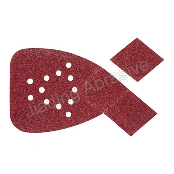 300mm 350mm RED Hook Loop Sandpaper for Epoxy Floor Grinding Cement Wall Sanding Disc