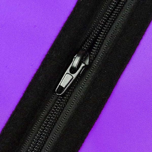 Double Belt Latex Waist Trainer Double Compression Purple Waist Cincher