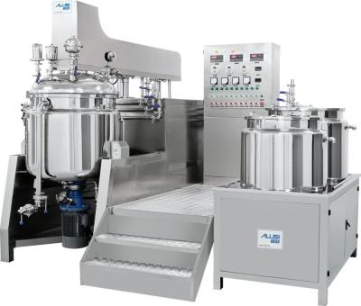 1200-1800PCS/H SUS304 & SUS316L Vacuum Emulsifier Mixer Homogenizer Toothpaste Production Line