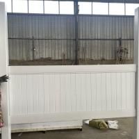 Installation Friendly Vinyl Fence Panels For Sale 1.83m High Adjustable Size