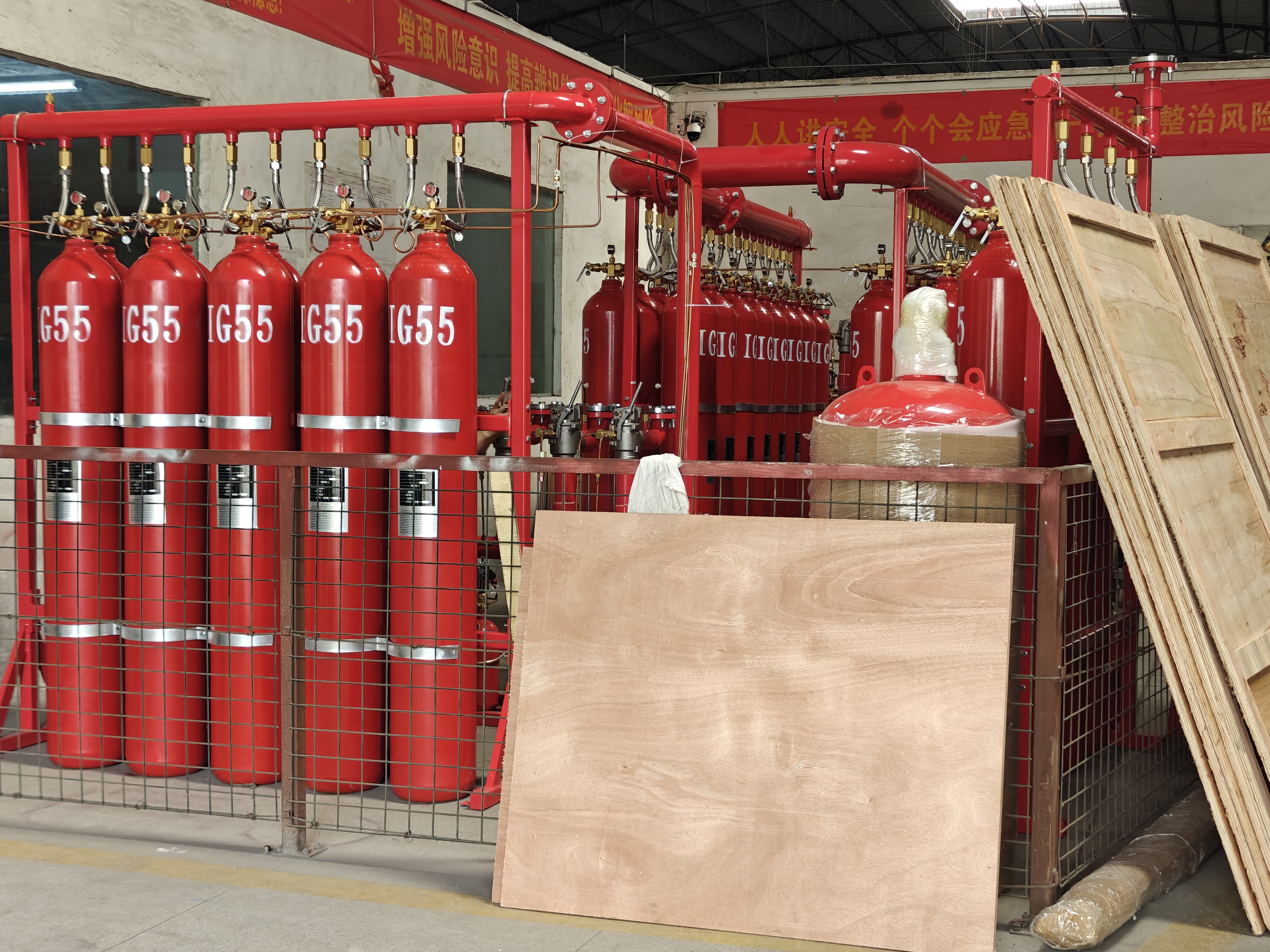 Corrosion-Resistant IG55 Inert Gas Cylinder for Electrical Room Fire Safety Equipment