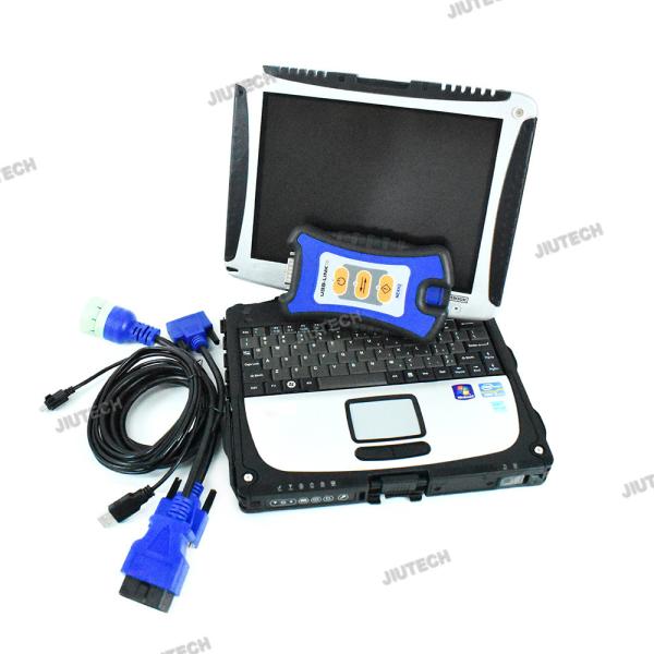 Ferramenta de escaneamento de caminhões pesados Nexiq-3 USB Link 2 125032 Interface de diagnóstico de caminhão diesel com software + laptop CF19