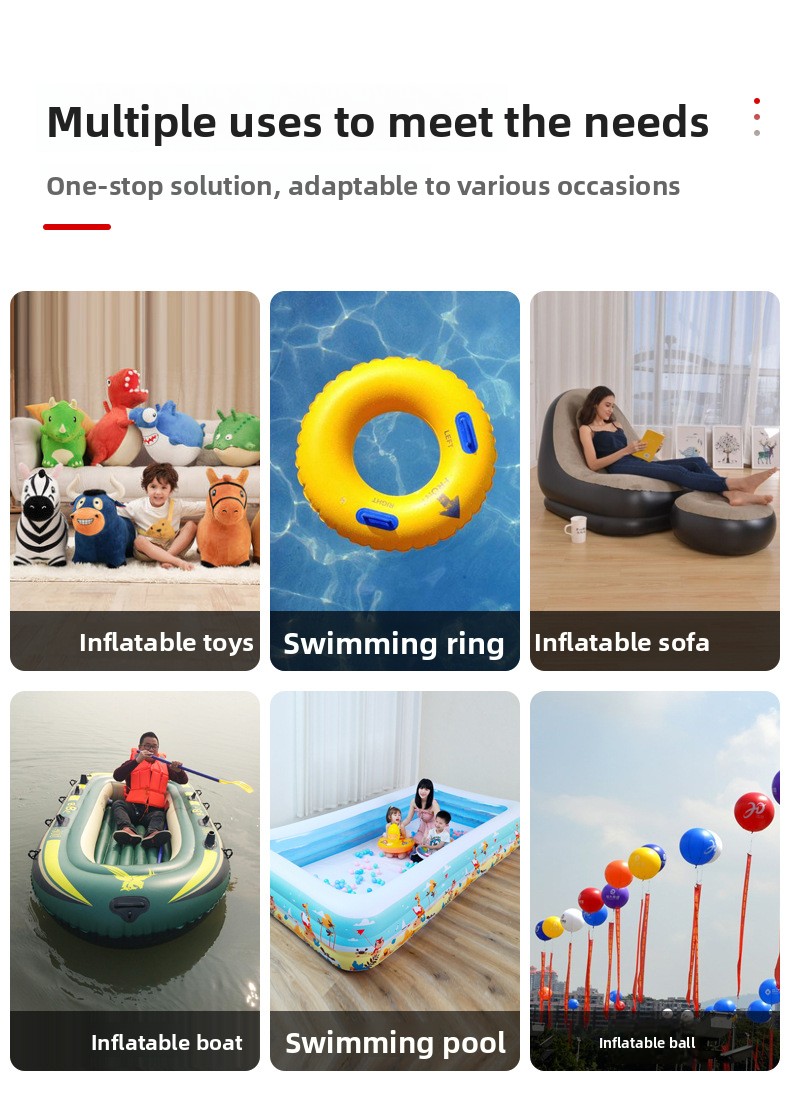 Foot-operated Air Pump Outdoor Portable Multi-functional Inflating Tool for Balls Swimming Rings Quick-Inflating Made in China