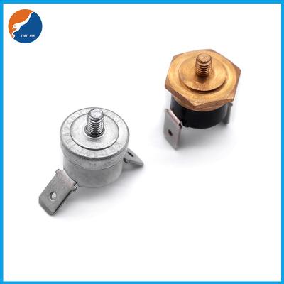O auto interruptor Thermo restaurado manual M4 do disco do interruptor da temperatura parafusa o termostato KSD301 de cobre