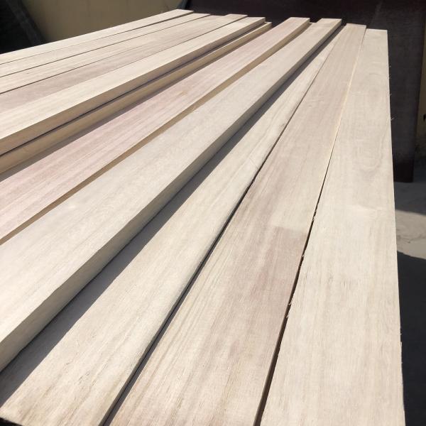 Custom Size 3-50mm Paulownia Wood Strips for Project Solutions Moisture Content 8%-12%